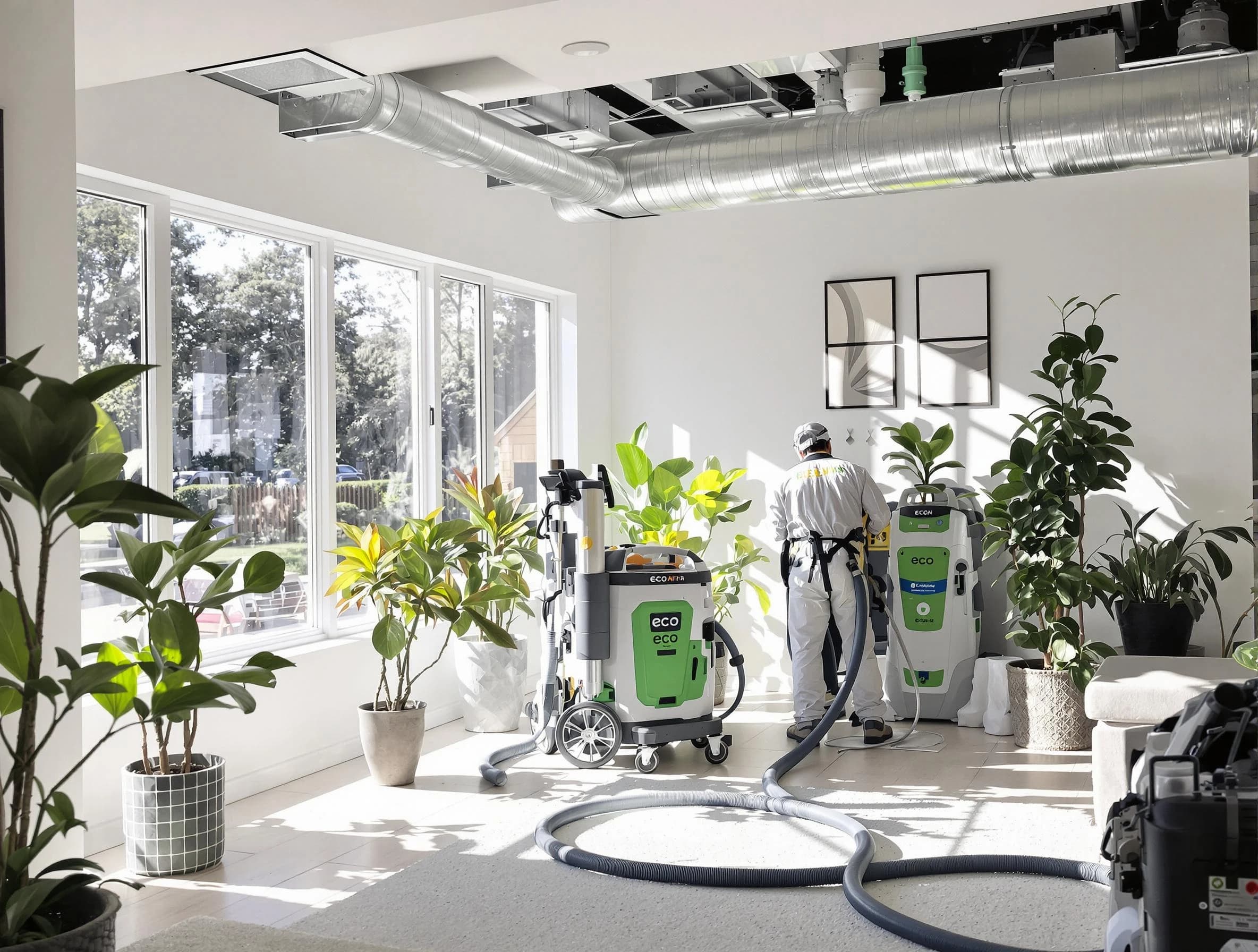Environmentally-friendly duct cleaning by Fullerton Air Duct Cleaning in Fullerton