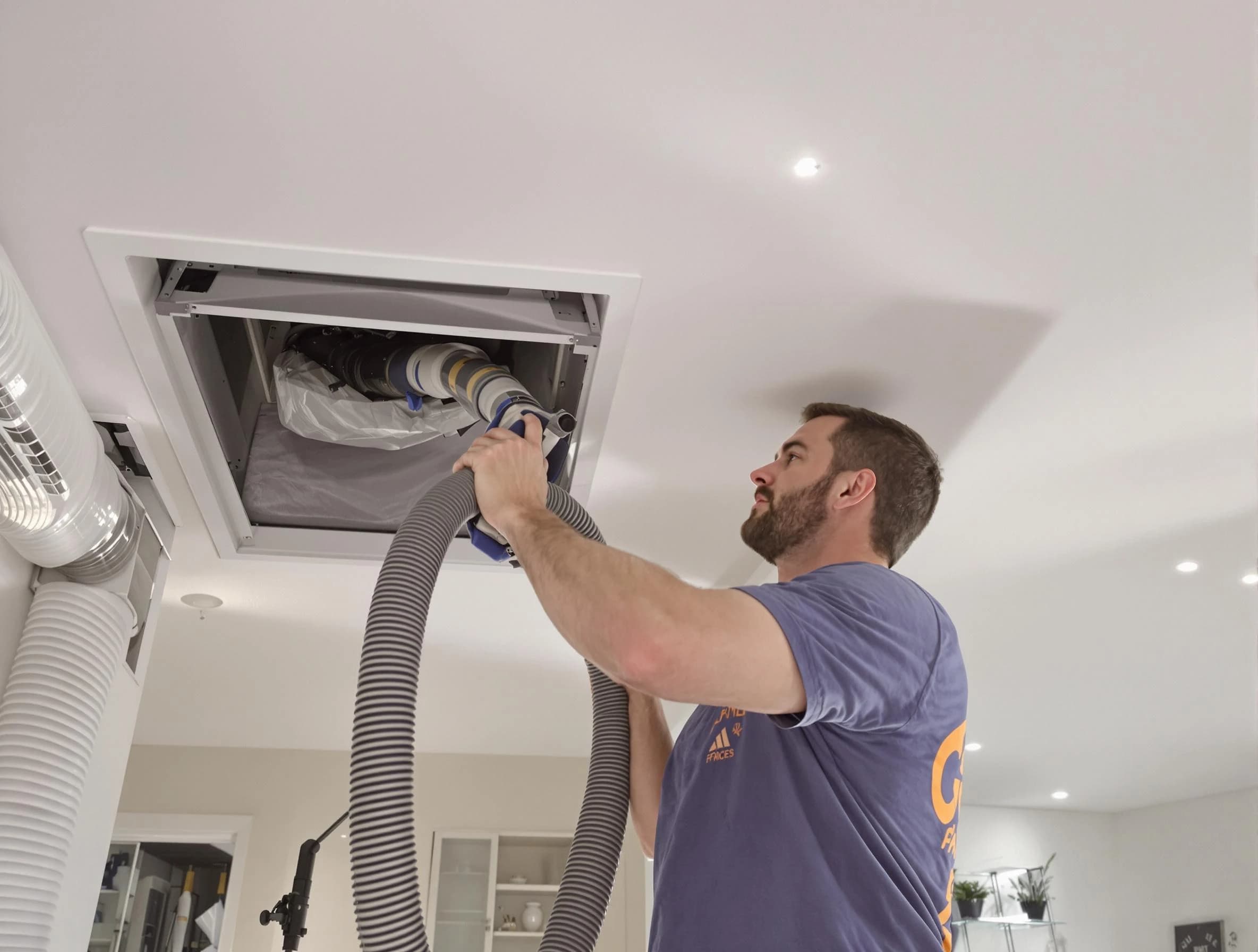 Precision indoor duct cleaning by Fullerton Air Duct Cleaning in Fullerton