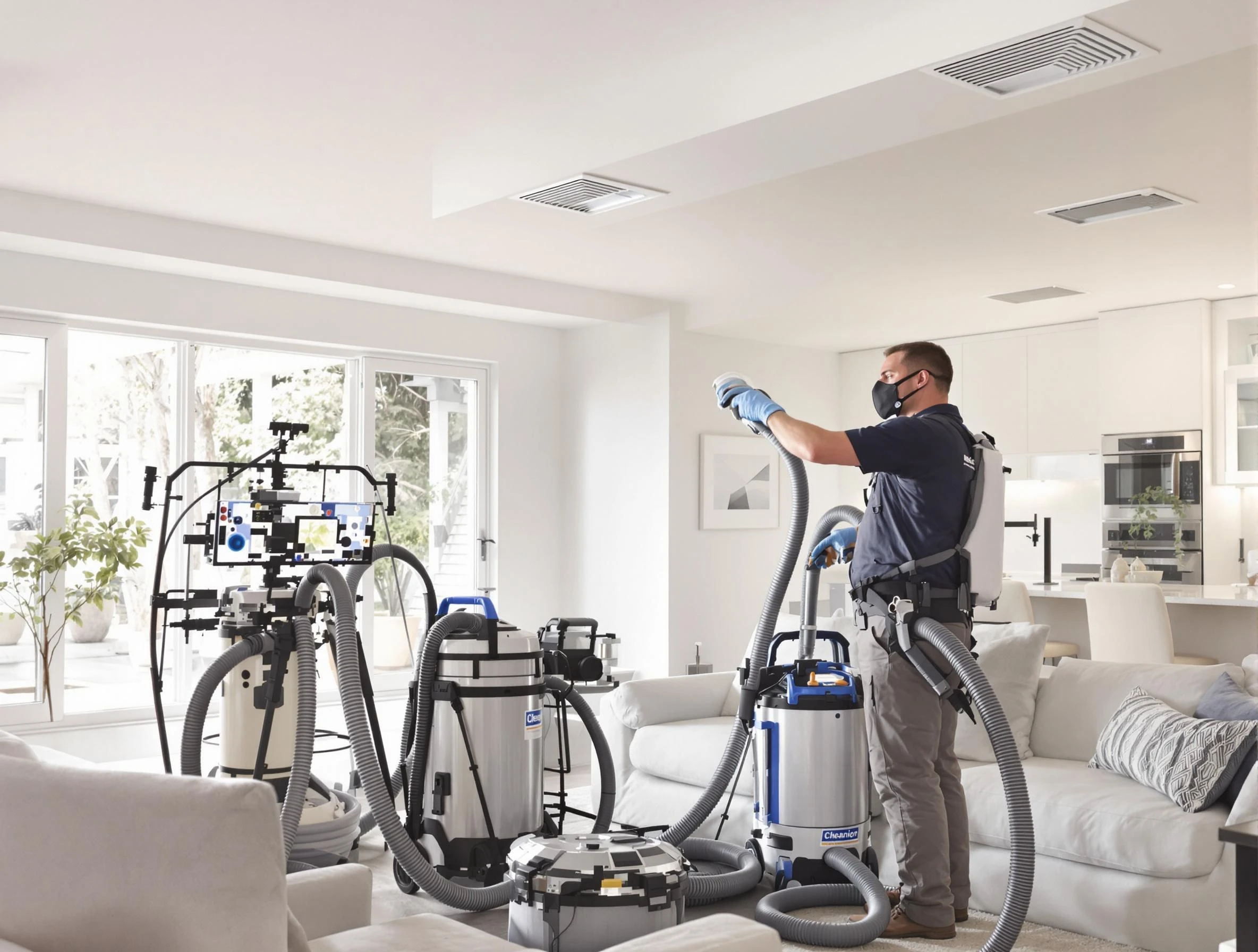 Professional AC duct cleaning by Fullerton Air Duct Cleaning in Fullerton